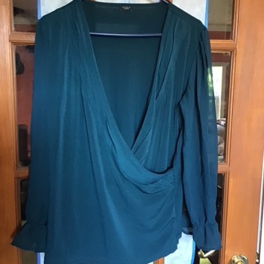 Surplice Wrap Blouse - M (8-10)